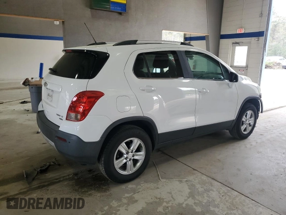 2016 Chevrolet Trax LT with VIN 3GNCJPSB1GL226652, listed as a Copart auction lot 51657395 with 100,883 mi miles and Salvage Title. Bid and sale history available at DreamBid. Image 3.
