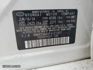 2015 Hyundai Sonata Hybrid Limited with VIN KMHEC4A45FA121367, listed as a Copart auction lot 50946745 with 99,098 mi miles and Salvage Title. Bid and sale history available at carsss.com. Image 13.