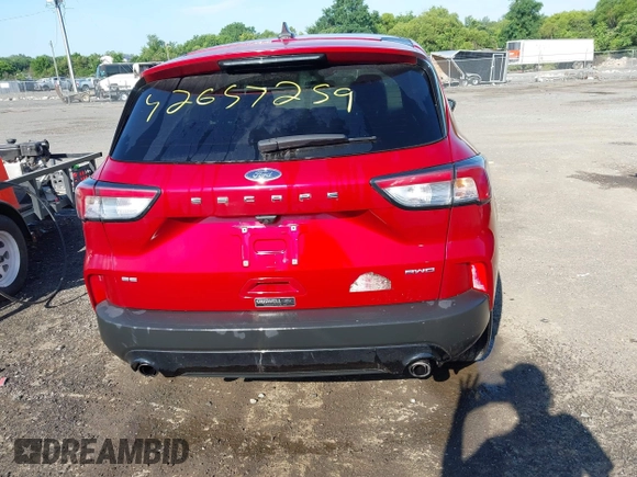 2022 Ford Escape SE with VIN 1FMCU9G62NUA30600, listed as a IAAI auction lot 42657259 with 72,533 mi miles and . Bid and sale history available at DreamBid. Image 17.