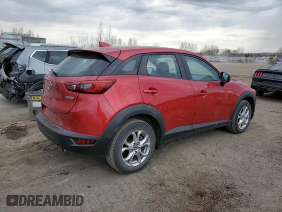 2016 Mazda CX-3 Touring with VIN JM1DKFC79G0134698, listed as a Copart auction lot 53638735 with 81,536 mi miles and Clean Title. Bid and sale history available at DreamBid. Image 3.