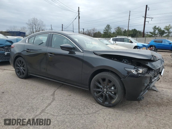 2025 Mazda 3 S Select Sport with VIN JM1BPABM5S1774753, listed as a Copart auction lot 51678285 with 1,971 mi miles and Salvage Title. Bid and sale history available at DreamBid. Image 4.