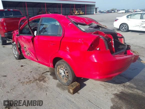 2009 Chevrolet Aveo 1LT with VIN KL1TD56E79B665441, listed as a IAAI auction lot 42507588 with 110,210 mi miles and . Bid and sale history available at DreamBid. Image 3.