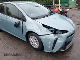 2022 Toyota Prius L Eco with VIN JTDKAMFU4N3158998, listed as a IAAI auction lot 42625041 with 43,033 mi miles and . Bid and sale history available at DreamBid. Image 6.