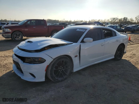 2020 Dodge Charger Scat Pack Widebody with VIN 2C3CDXGJ2LH174021, listed as a Copart auction lot 79707354 with 58,817 mi miles and Non Repairable. Bid and sale history available at carsss.com. Image 1.