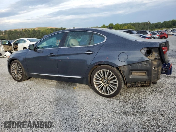 2014 Kia Cadenza Premium with VIN KNALN4D72E5122525, listed as a Copart auction lot 72458234 with 212,900 mi miles and Salvage Title. Bid and sale history available at carsss.com. Image 2.