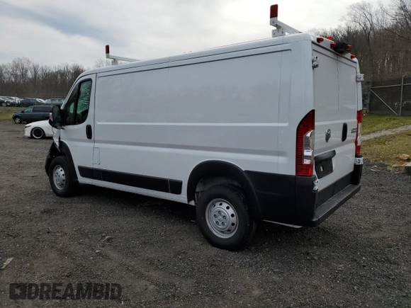 2023 Ram ProMaster Cargo with VIN 3C6LRVVG3PE527237, listed as a Copart auction lot 45252854 with 24,904 mi miles and Salvage Title. Bid and sale history available at DreamBid. Image 2.