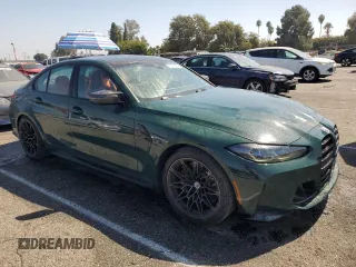2023 BMW M3 Competition with VIN WBS33AY03PFP14557, listed as a Copart auction lot 73034224 with 10,085 mi miles and Salvage Title. Bid and sale history available at carsss.com. Image 4.