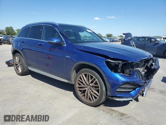 2020 Mercedes-Benz GLC with VIN WDC0G6EB7LF727642, listed as a Copart auction lot 73392554 with 31,585 mi miles and Salvage Title. Bid and sale history available at carsss.com. Image 4.