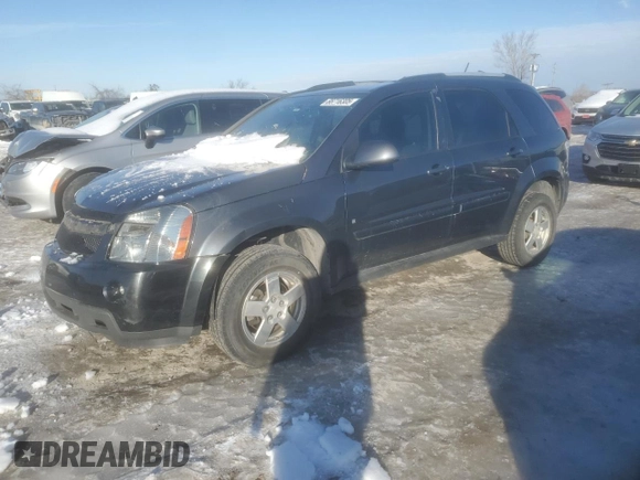 2009 Chevrolet Equinox LT w/1LT with VIN 2CNDL33F296208066, listed as a Copart auction lot 88716305 with 0 mi miles and Salvage Title. Bid and sale history available at carsss.com. Image 1.