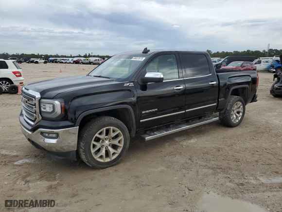 2016 GMC Sierra 1500 SLT with VIN 3GTU2NEC9GG351619, listed as a Copart auction lot 89023575 with 98,575 mi miles and Salvage Title. Bid and sale history available at carsss.com. Image 1.