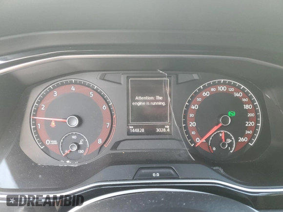 2020 Volkswagen Jetta S with VIN 3VWCB7BU8LM024819, listed as a Copart auction lot 56377085 with 144,828 mi miles and Clean title. Bid and sale history available at DreamBid. Image 9.