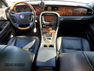 2008 Jaguar XJ with VIN SAJWA71B68SH28202, listed as a Copart auction lot 46217165 with 36,724 mi miles and Salvage Title. Bid and sale history available at carsss.com. Image 8.