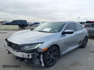 2019 Honda Civic Sedan Sport with VIN 19XFC2F8XKE015898, listed as a IAAI auction lot 41431062 with 108,071 mi miles. Bid and sale history available at carsss.com. Image 6.