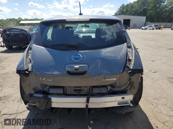 2017 Nissan LEAF SV with VIN 1N4BZ0CPXHC308851, listed as a Copart auction lot 57626535 with 51,912 mi miles and Salvage title. Bid and sale history available at DreamBid. Image 6.