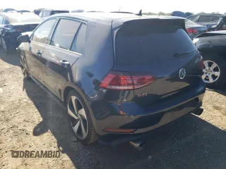 2019 Volkswagen Golf GTI S with VIN 3VW5T7AU1KM023789, listed as a Copart auction lot 70594764 with 0 mi miles and Salvage Title. Bid and sale history available at carsss.com. Image 2.