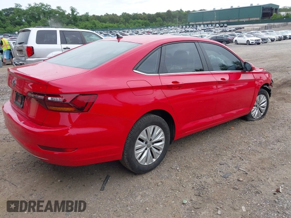 2019 Volkswagen Jetta S with VIN 3VWC57BU9KM057480, listed as a IAAI auction lot 42601924 with 56,813 mi miles and . Bid and sale history available at DreamBid. Image 4.