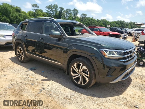 2021 Volkswagen Atlas SEL Premium с VIN 1V2TR2CA7MC514918, выставлен на аукционе Copart как лот 56557645 с пробегом 34 148 миль миль и Списание • Salvage title. История ставок и продаж доступна на DreamBid. Изображение 4.
