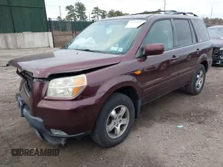 2007 Honda Pilot EX-L with VIN 2HKYF18547H540634, listed as a IAAI auction lot 41794248 with 162,983 mi miles. Bid and sale history available at carsss.com. Image 2.