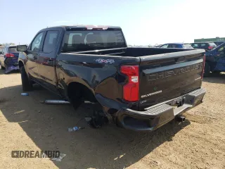 2021 Chevrolet Silverado 1500 Custom with VIN 3GCPYBEH9MG130670, listed as a Copart auction lot 68754854 with 63,770 mi miles and Salvage Title. Bid and sale history available at DreamBid. Image 2.