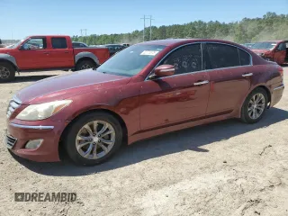2013 Hyundai Genesis 3.8L with VIN KMHGC4DD9DU212867, listed as a Copart auction lot 52775575 with 0 mi miles and Clean Title. Bid and sale history available at carsss.com. Image 1.