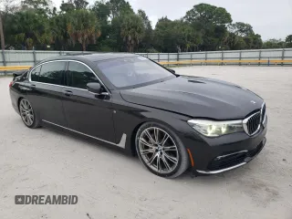 2016 BMW 7 Series 740i with VIN WBA7E2C56GG504344, listed as a Copart auction lot 79948323 with 85,993 mi miles. Bid and sale history available at carsss.com. Image 4.