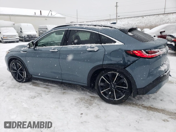 2022 Infiniti QX55 Sensory with VIN 3PCAJ5L38NF101543, listed as a Copart auction lot 86468694 with 45,409 mi miles and Salvage title. Bid and sale history available at DreamBid. Image 2.