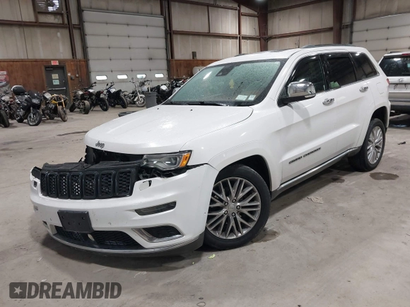 2018 Jeep Grand Cherokee Summit with VIN 1C4RJFJG7JC241007, listed as a IAAI auction lot 42336629 with 83,905 mi miles and . Bid and sale history available at DreamBid. Image 17.