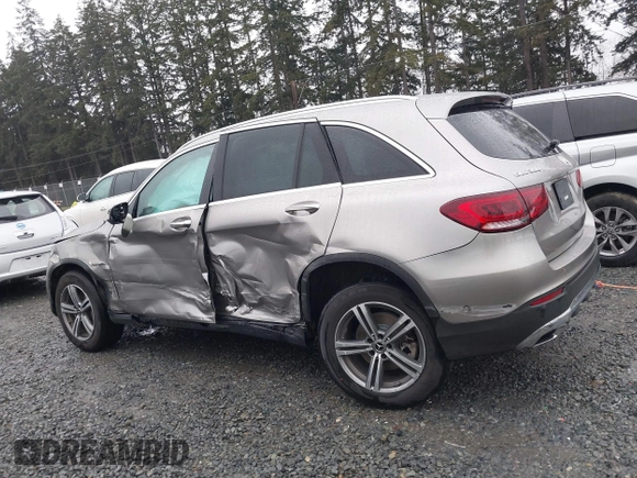2020 Mercedes-Benz GLC with VIN WDC0G8EB1LF744559, listed as a IAAI auction lot 41872182 with 1 mi miles. Bid and sale history available at carsss.com. Image 14.