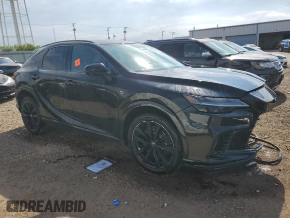 2023 Lexus RX 500h F Sport Performance z VIN 2T2BCMEA6PC003554, wystawiony jako Copart lot #55933585 z przebiegiem Nie podano mil oraz Szkoda całkowita • Salvage title. Historia ofert i sprzedaży dostępna na DreamBid. Obrazek 4.