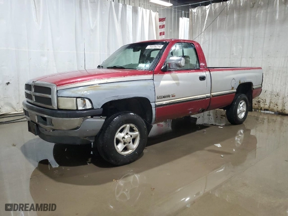 1997 Dodge Ram 1500 with VIN 1B7HF16Y9VS205994, listed as a Copart auction lot 79335214 with 93,677 mi miles and Salvage Title. Bid and sale history available at carsss.com. Image 1.