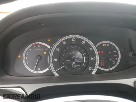 2016 Honda Accord LX with VIN 1HGCR2F32GA233951, listed as a Copart auction lot 58448354 with 125,322 mi miles and Salvage Title. Bid and sale history available at DreamBid. Image 9.