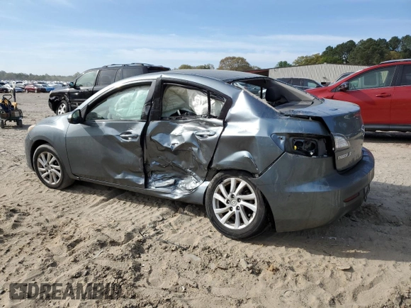 2012 Mazda 3 i Grand Touring with VIN JM1BL1W86C1661520, listed as a Copart auction lot 54296935 with Not provided miles and Salvage title. Bid and sale history available at DreamBid. Image 2.