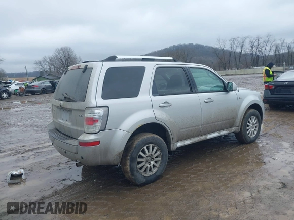 2009 Mercury Mariner Premier with VIN 4M2CU97719KJ15260, listed as a IAAI auction lot 41500367 with 104,063 mi miles. Bid and sale history available at carsss.com. Image 4.