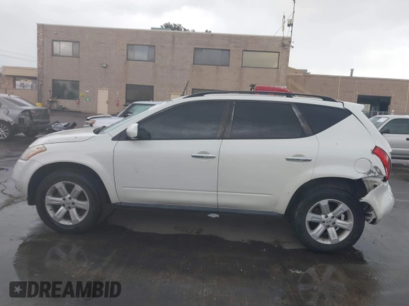 2007 Nissan Murano S with VIN JN8AZ08W77W636607, listed as a IAAI auction lot 41778534 with 187,821 mi miles and . Bid and sale history available at DreamBid. Image 14.