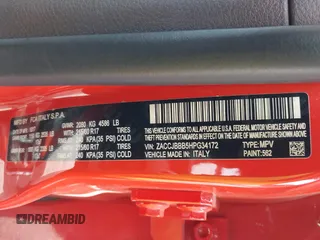 2017 Jeep Renegade Altitude z VIN ZACCJBBB5HPG34172, wystawiony jako IAAI lot #41790112 z przebiegiem 92 148 mil mil oraz . Historia ofert i sprzedaży dostępna na DreamBid. Obrazek 9.