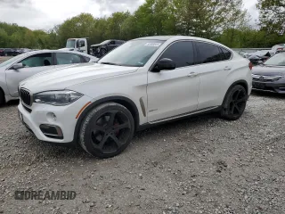 2015 BMW X6 xDrive50i with VIN 5UXKU6C51F0F94180, listed as a Copart auction lot 55306944 with 98,590 mi miles and Salvage Title. Bid and sale history available at carsss.com. Image 1.