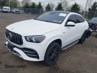 2021 Mercedes-Benz GLE 53 AMG with VIN 4JGFD6BB6MA250046, listed as a IAAI auction lot 42006606 with 65,198 mi miles and . Bid and sale history available at DreamBid. Image 2.