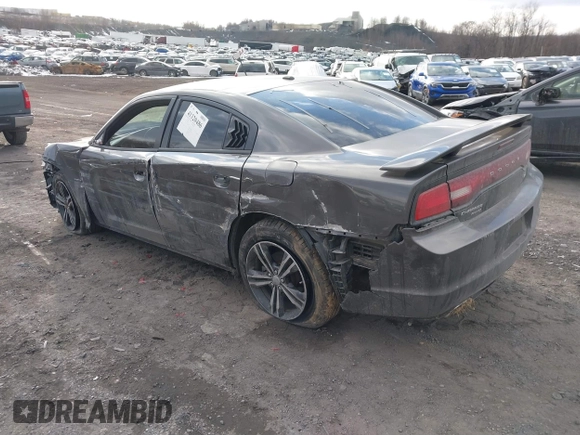 2014 Dodge Charger RT Plus with VIN 2C3CDXDTXEH244650, listed as a IAAI auction lot 41320486 with 126,493 mi miles. Bid and sale history available at carsss.com. Image 3.