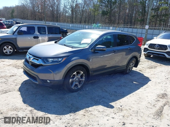 2019 Honda CR-V EX with VIN 5J6RW1H5XKL005682, listed as a IAAI auction lot 41663175 with 91,367 mi miles. Bid and sale history available at carsss.com. Image 2.