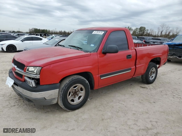 2003 Chevrolet Silverado 1500 with VIN 1GCEC14X13Z217101, listed as a Copart auction lot 41787875 with 379,637 mi miles and Salvage Title. Bid and sale history available at carsss.com. Image 1.