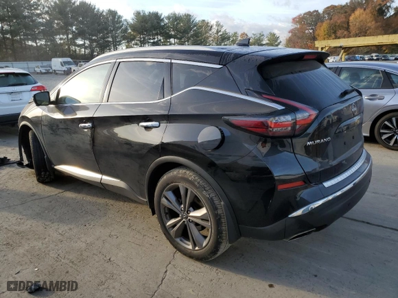 2023 Nissan Murano Platinum with VIN 5N1AZ2DS3PC138539, listed as a Copart auction lot 77108724 with 19,113 mi miles and Salvage Title. Bid and sale history available at carsss.com. Image 2.