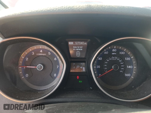 2013 Hyundai Elantra GT with VIN KMHD35LE4DU082855, listed as a Copart auction lot 71051354 with 127,040 mi miles and Salvage Title. Bid and sale history available at carsss.com. Image 9.