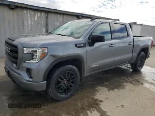 2021 GMC Sierra 1500 Elevation with VIN 1GTU9CED8MZ345170, listed as a Copart auction lot 44020005 with 45,566 mi miles and Clean Title. Bid and sale history available at DreamBid. Image 1.