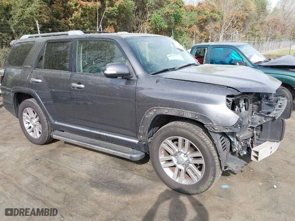 2011 Toyota 4Runner Trail with VIN JTEBU5JR8B5038388, listed as a IAAI auction lot 41911034 with 214,836 mi miles. Bid and sale history available at carsss.com. Image 1.