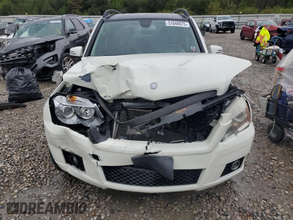 2012 Mercedes-Benz GLK with VIN WDCGG5GB6CF879286, listed as a Copart auction lot 51648875 with 124,058 mi miles and Salvage Title. Bid and sale history available at carsss.com. Image 5.