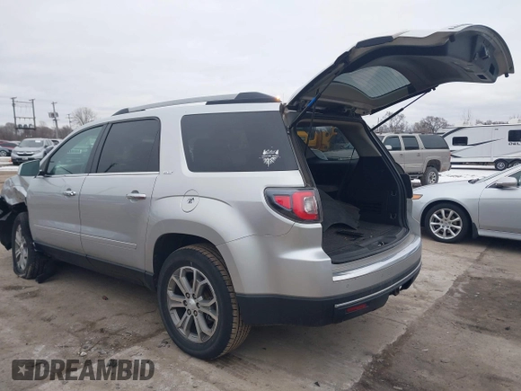 2015 GMC Acadia SLT with VIN 1GKKVRKD9FJ146693, listed as a IAAI auction lot 41241251 with 179,216 mi miles. Bid and sale history available at carsss.com. Image 3.