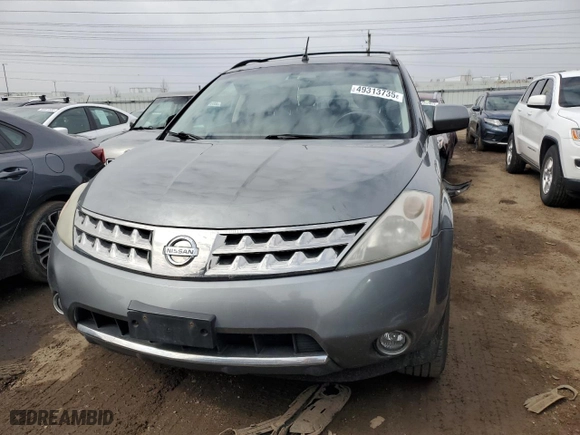 2007 Nissan Murano SL with VIN JN8AZ08W87W636535, listed as a Copart auction lot 49313735 with 155,990 mi miles and Salvage Title. Bid and sale history available at carsss.com. Image 5.