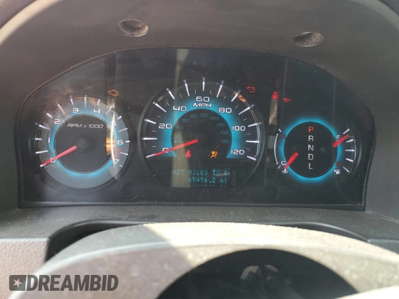 2012 Ford Fusion SEL with VIN 3FAHP0JA1CR348647, listed as a Copart auction lot 61761545 with 65,456 mi miles and Salvage title. Bid and sale history available at DreamBid. Image 9.