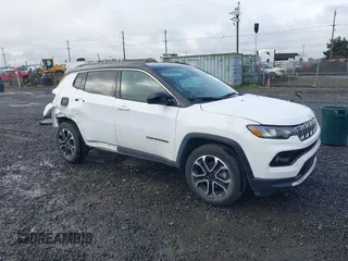 2022 Jeep Compass Limited с VIN 3C4NJDCB3NT203580, выставлен на аукционе IAAI как лот 42011823 с пробегом 34 844 миль миль и . История ставок и продаж доступна на DreamBid. Изображение 1.
