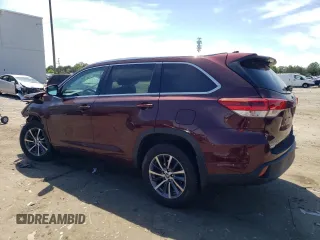 2018 Toyota Highlander SE with VIN 5TDJZRFH1JS880264, listed as a Copart auction lot 57509965 with 93,064 mi miles and Salvage title. Bid and sale history available at DreamBid. Image 2.